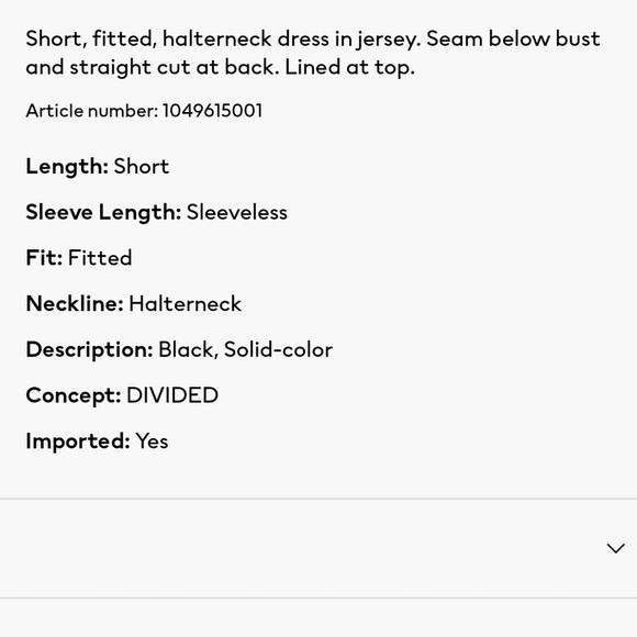 Halterneck Jersey Dress - Picture 3 of 3